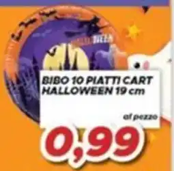 MA Supermercati Bibo 10 piatti cart halloween offerta