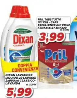 MA Supermercati Dixan lavatrice liquido classico lavanda offerta