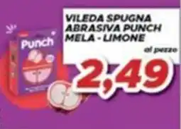 MA Supermercati Vileda spugna abrasiva punch mela-limone offerta