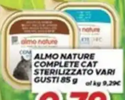 MA Supermercati Almo Nature Complete Cat Sterilizzato Vari Gusti offerta