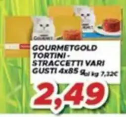 MA Supermercati Gourmetgold tortini straccetti vari gusti offerta