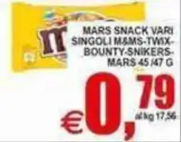 Pewex Mars snack vari offerta