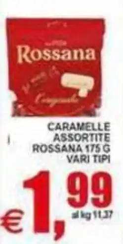 Pewex Caramelle assortite Rossana offerta