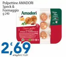 Sidis Polpette Amadori Speck & Formaggio offerta