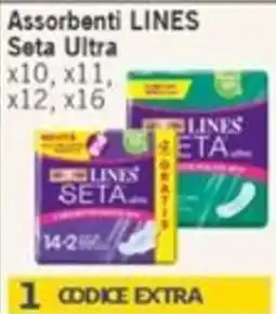 Sidis Assorbenti Lines Seta Ultra offerta