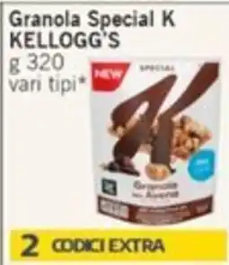 Sidis Granola Special K Kellogg's offerta