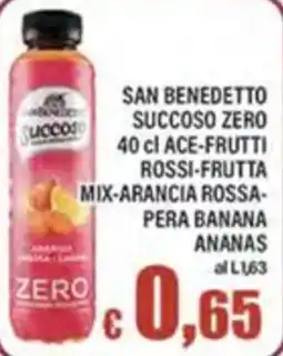 Top Supermercati San Benedetto Succoso Zero offerta