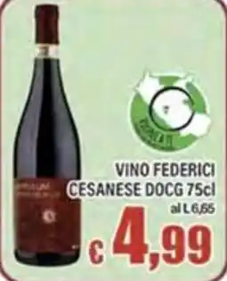 Top Supermercati Vino Federici Cesanese DOCG offerta