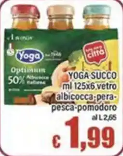 Top Supermercati Yoga succo albicocca-pera-pesca-pomodoro offerta