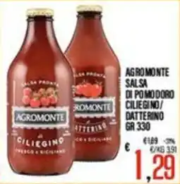 Supermercati EffePiù Agromonte salsa di pomodoro ciliegino offerta