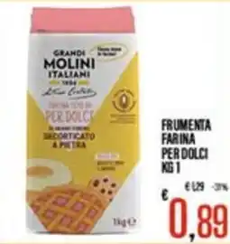 Supermercati EffePiù Frumenta farina per dolci offerta