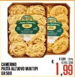 Supermercati EffePiù Camerino pasta all'uovo vari tipi offerta