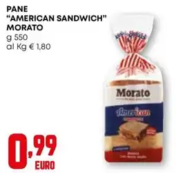 Kanguro Pane American Sandwich Morato offerta