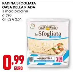 Kanguro Padina sfogliata Casa della Piada offerta