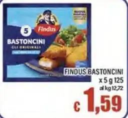 Top Supermercati Findus bastoncini offerta