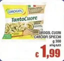 Top Supermercati Orogel carciofi spicchi offerta