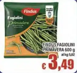 Top Supermercati Findus Fagiolini Primavera offerta