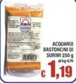 Top Supermercati Acquario bastoncini di surimi offerta