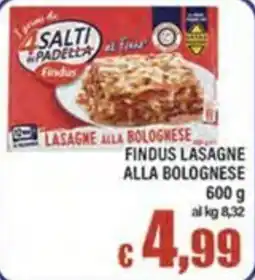 Top Supermercati Findus Lasagne alla Bolognese offerta