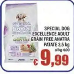 Top Supermercati Special Dog Excellence Adult Grain Free Anatra offerta