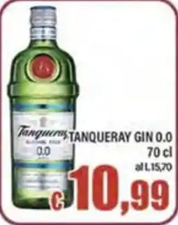 Top Supermercati Tanqueray Gin 0.0 offerta