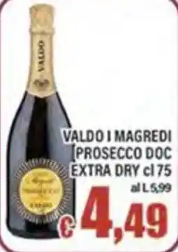 Top Supermercati Valdo I Magredi Prosecco Doc Extra Dry offerta