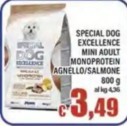 Top Supermercati Special Dog Excellence Mini Adult Monoprotein Agnello/Salmone offerta