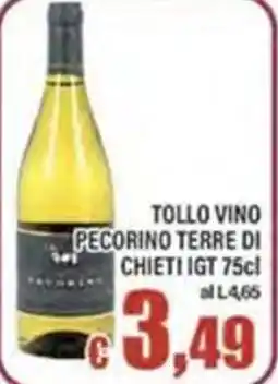 Top Supermercati Tollo vino pecorino terre di chieti offerta