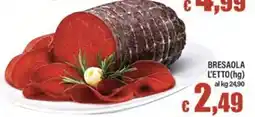 Top Supermercati Bresaola offerta