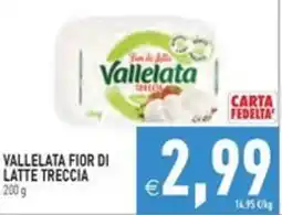 Pim Supermercati Vallelata fior di latte treccia offerta