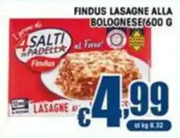 Sacoph Findus Lasagne alla Bolognese offerta