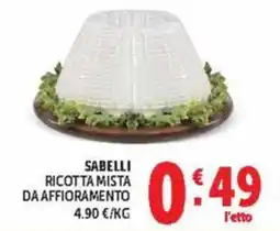 Deco Market Sabelli ricotta mista da affioramento offerta