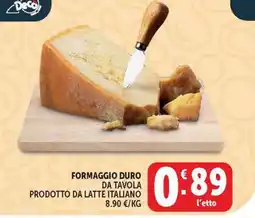 Deco Market Formaggio duro da tavola offerta