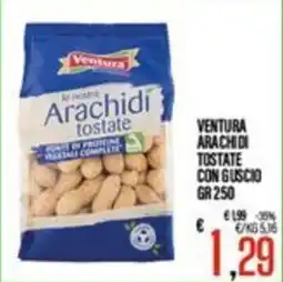 Supermercati EffePiù Ventura arachidi tostate offerta