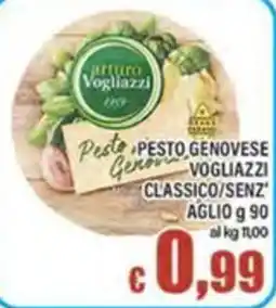 Top Supermercati Pesto Genovese Vogliazzi offerta