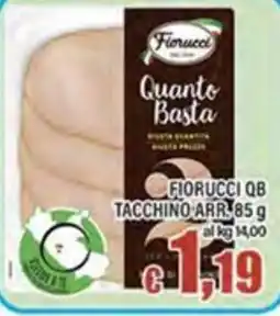 Top Supermercati Fiorucci Quanto Basta Tacchino Arr. offerta