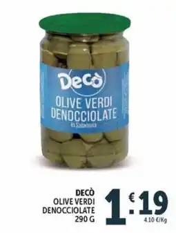Deco Market Decò olive verdi denocciolate offerta