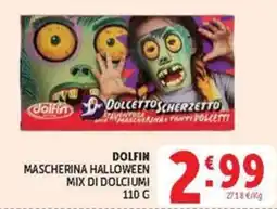 Deco Market Dolfi mascherina halloween mix di dolciumi offerta