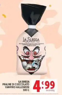 Deco Market La Suissa praline di cioccolato vampiro halloween offerta