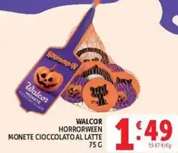 Deco Market Walcor Horrorween Monete Cioccolato al Latte offerta