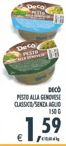 Decò Local Decò pesto alla genovese classico offerta