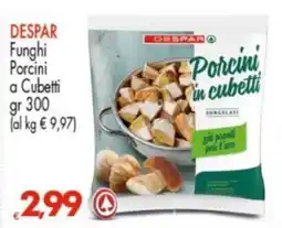 Despar Porcini in cubetti offerta
