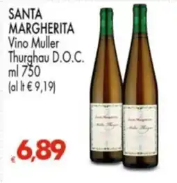 Despar Santa Margherita Vino Muller Thurghau D.O.C. offerta