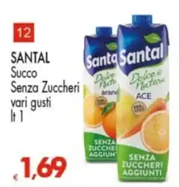 Despar Santal Succo Senza Zuccheri offerta
