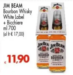 Despar Jim Beam Bourbon Whisky White Label offerta