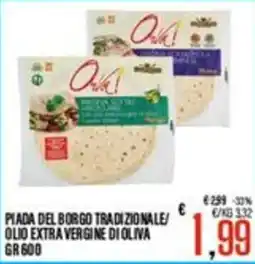 Supermercati EffePiù Piada del Borgo tradizionale/olio extra vergine di oliva offerta