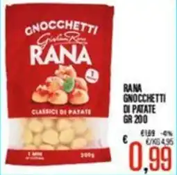Supermercati EffePiù Gnocchetti di patate Rana offerta