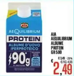 Supermercati EffePiù AIA AEQUILIBRIUM ALBUME PROTEIN offerta