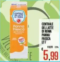 Supermercati EffePiù Panna Fresca Centrale del Latte di Roma offerta