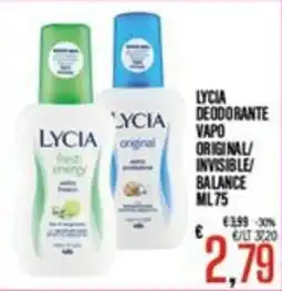 Supermercati EffePiù Lycia deodorante vapo offerta